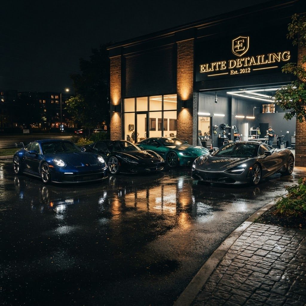 Exterior detailing hand wash and protection in Manteno Illinois